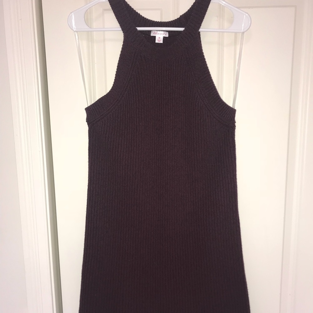 Burgundy Sweater Dress